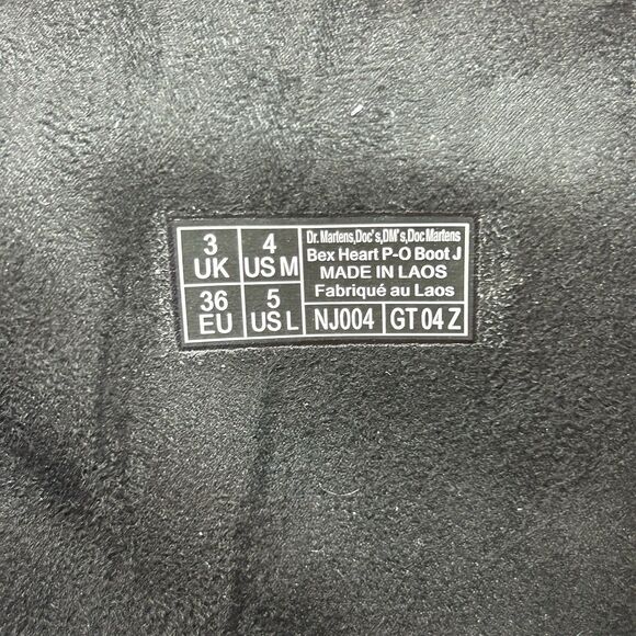 Dr Doc Martens Bex Heart P-O Boots Cowgirl Women’s Size 5 Soft Pink Leather NEW - Picture 8 of 10